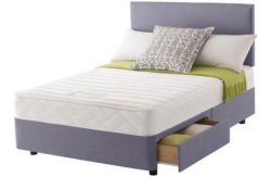 Layezee Calm Memory Micro Quilt Small Double 2 Drawer Divan